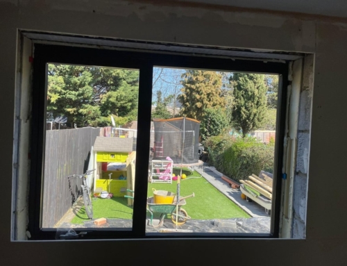 Supply and fit of aluminium French doors in Cheam