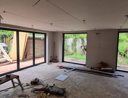 Supply and fit of bifold doors and windows in Leatherhead